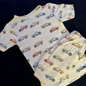 Posh Peanut Boys Truck Pajamas